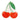 Cherries Shaped Plate