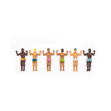 Hunky Buddies Drink Markers 6pcs Set