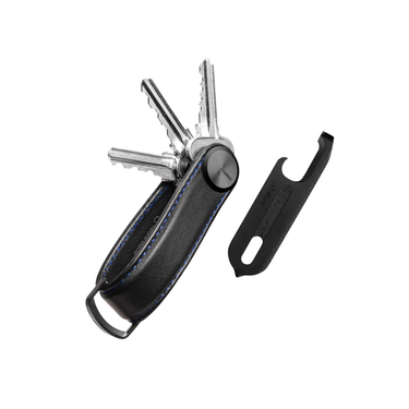 Key Organiser Pro + Multi-Tool v2 Set - Blackout with Blue Stitching
