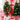 SET/3 RED AND PINK HARLEQUIN DRUMS
