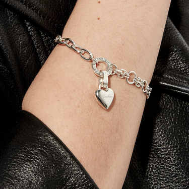 LOVE FOREVER CHARM - STERLING SILVER