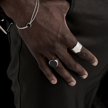 TEXT LOGO SOVEREIGN RING