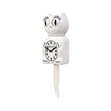 White Lady Limited Edition Kit-Cat Klock