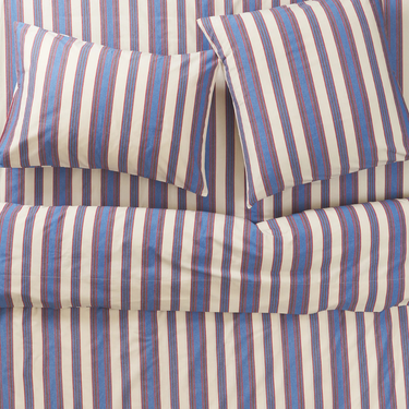 Selene Cotton Quilt Cover - Azure