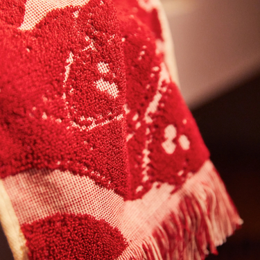Lucia Hand Towel - Crimson