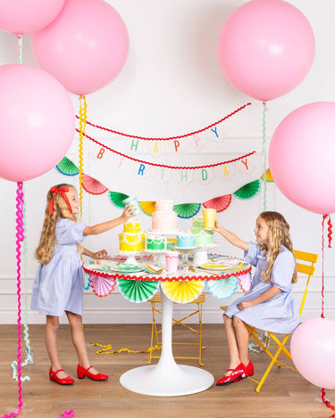 Bright Birthday Bunting Banner