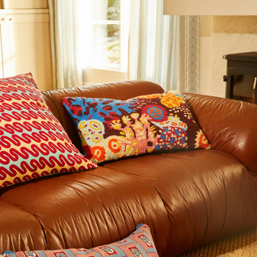 Coralie Punch Needle Cushion Feather Insert Item