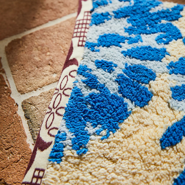 Isabella Bath Mat - Azure