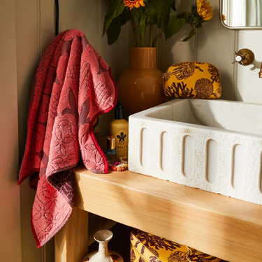 Esme Hand Towel - Hibiscus