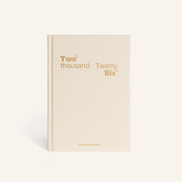 2026 A5 Weekly Diary Classic - Cream