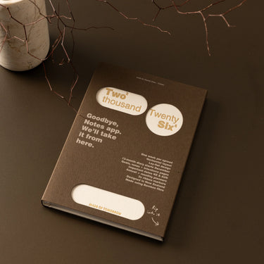 2026 A5 Weekly Diary Classic - Cream