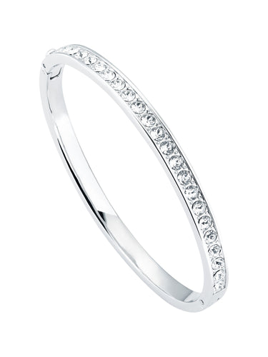 Ted Baker Clemara Crystal Hinge Bangle - Silver