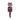 Ruby Red with Gold Specs Kit Cat Clock