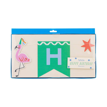 Animal Party Happy Birthday Banner