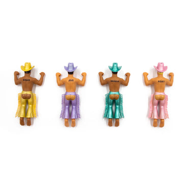 Disco Cowboy Drink Markers 4pcs Set