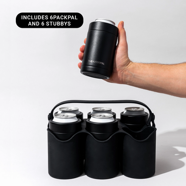 6PACKPAL + 6 Stubby Holders: Pink