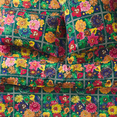 Ines Cotton Pillowcase Set Verdant - Standard
