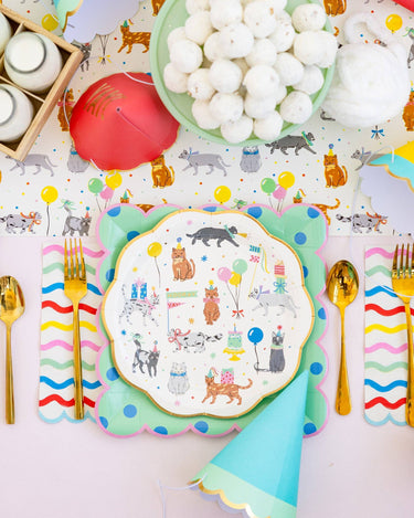 Cat Party Table Runner