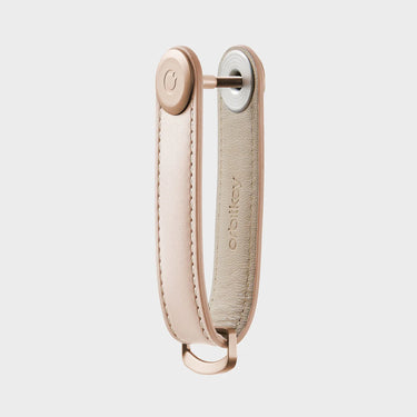 Key Organizer Leather - Blush with Blush Stitching