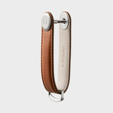 Key Organizer Leather - Cognac with Tan Stitching