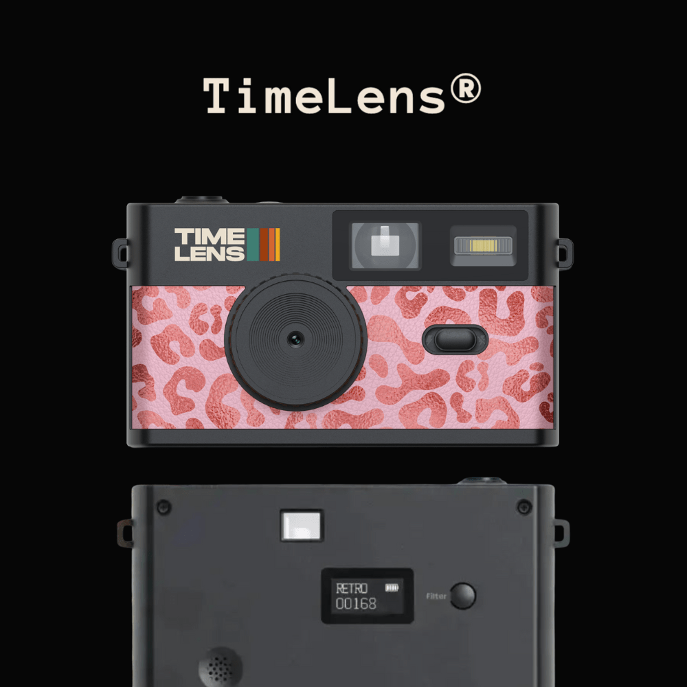 TimeLens® Camera Pink Leopard Edition