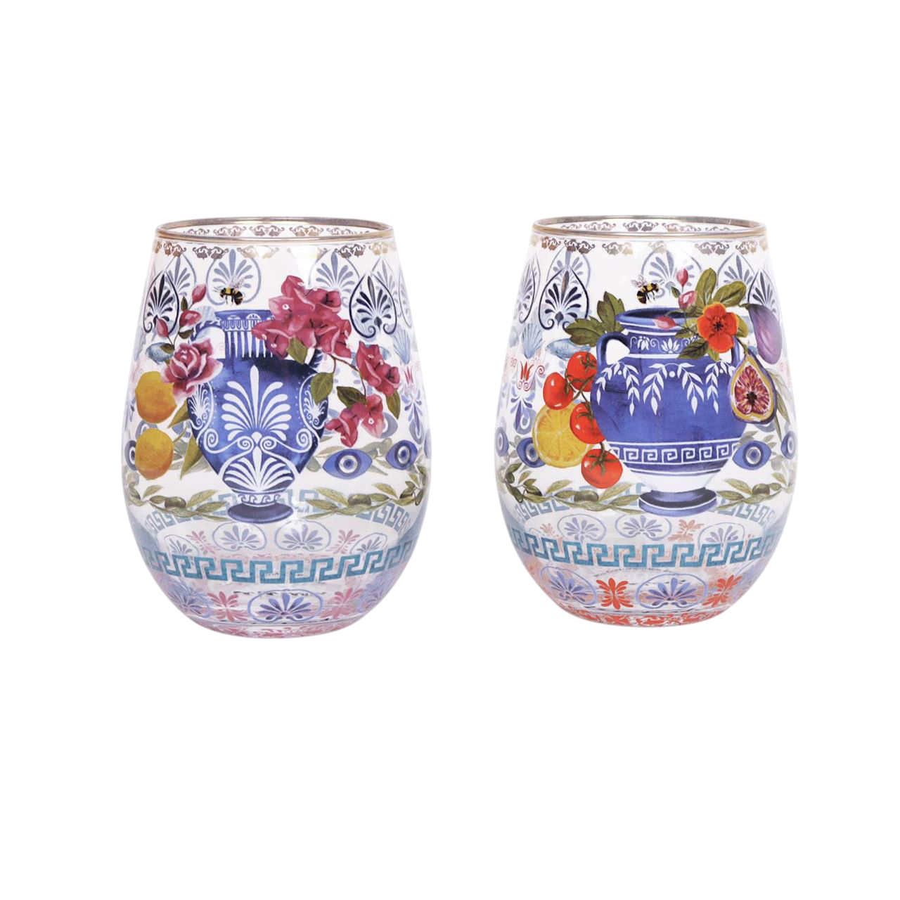 Glass Tumblers Set of 2