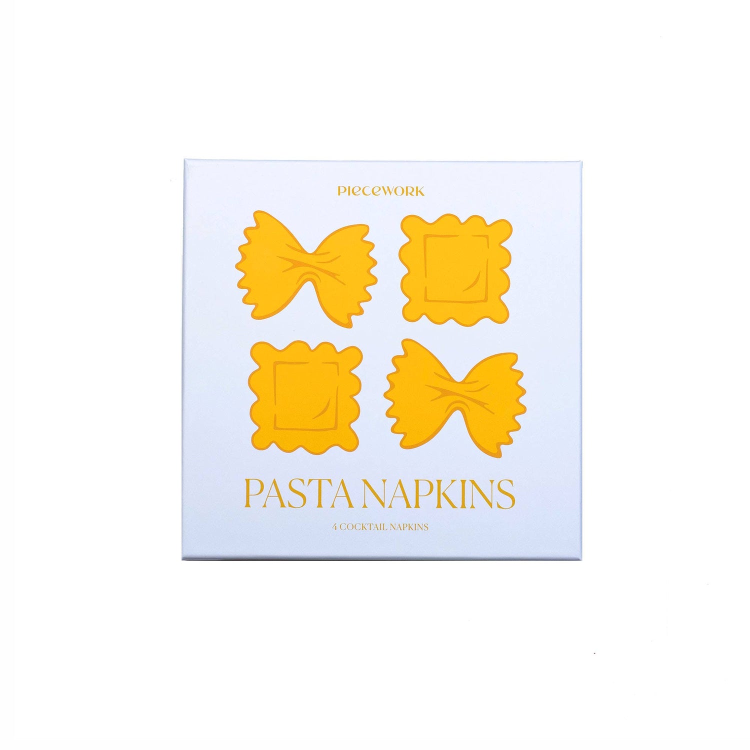Pasta Cocktail Napkins - Set Of 4