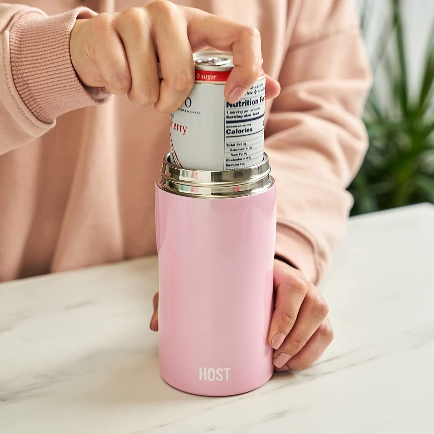 Stay-Chill Slim Can Cooler in Peony by HOST