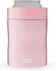 STAY-CHILL STANDARD CAN COOLER IN PEONY PINK BY HOST