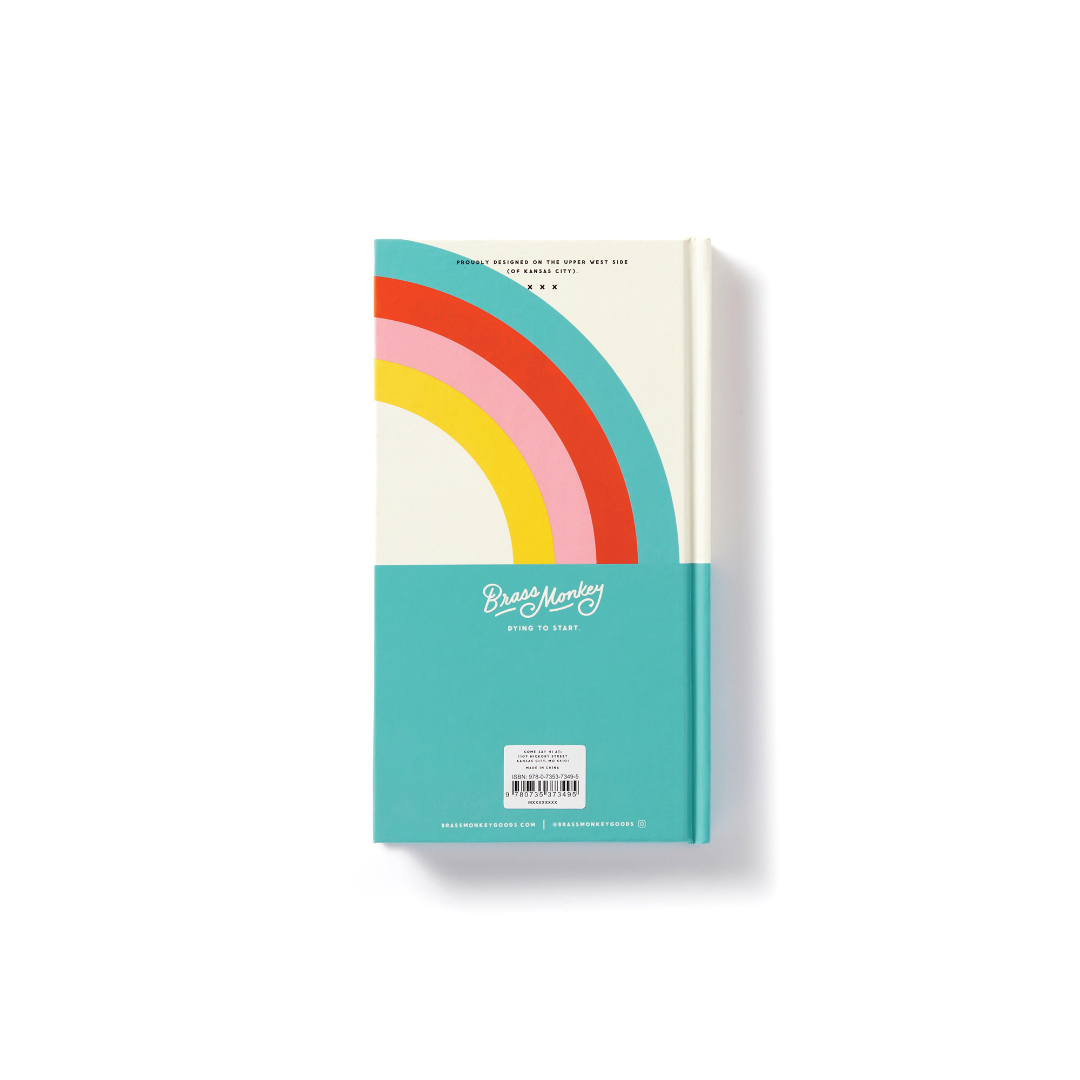 Brass Monkey a Million Things to Do Before You Die Prompted Journal Multi-Coloured