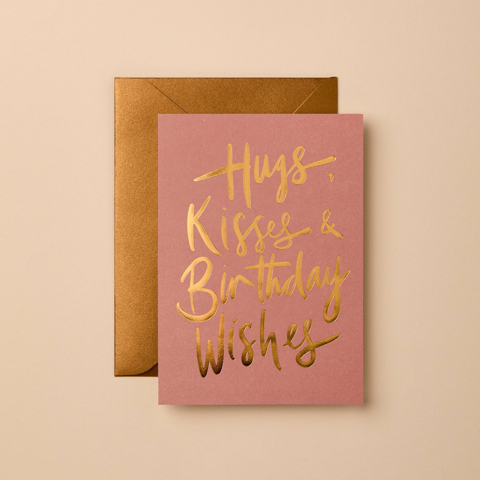 Hugs & Kisses Birthday | Greeting Card
