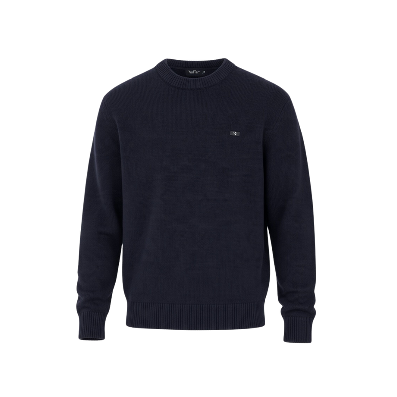 Classic Knit Crew/ 3ball - Navy