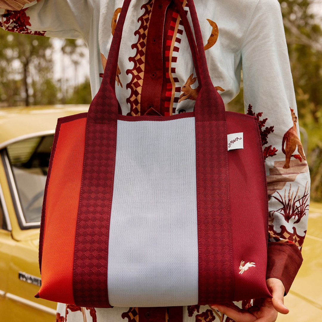 SMWR. Royal Match Knitted Tote Bag