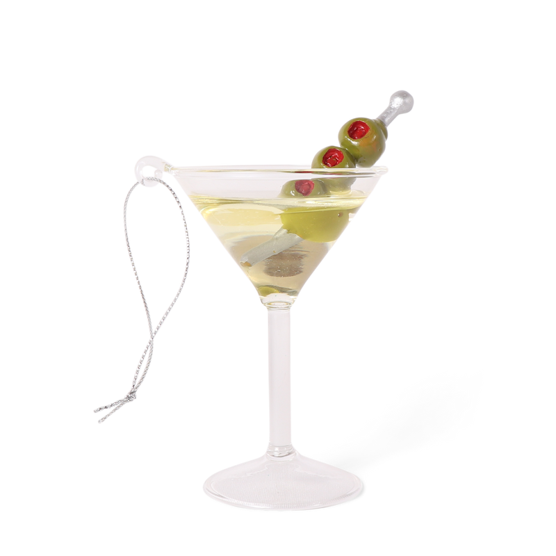 Dirty Martini Glass Decoration