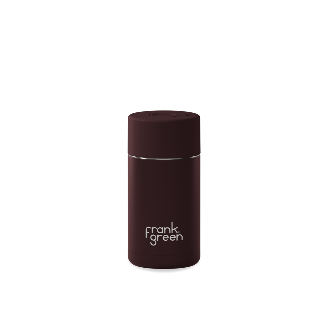 12oz Ceramic Reusable Cup with Push Button