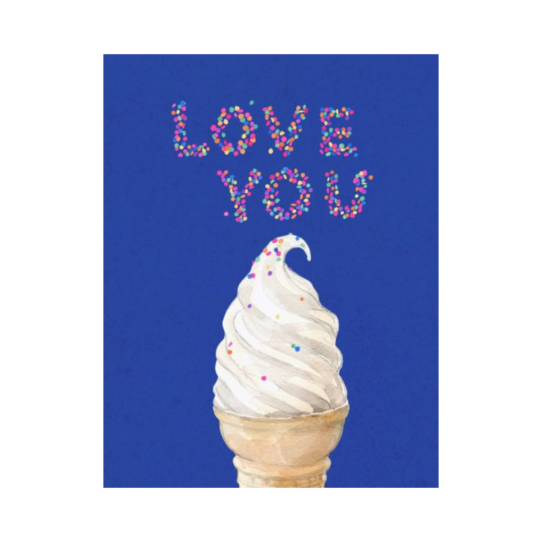 Card - Soft Serve Love You
