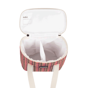 Wine Cooler Bag Pink Houndstooth