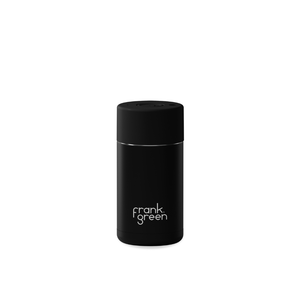 12oz Ceramic Reusable Cup - Midnight with Push Button