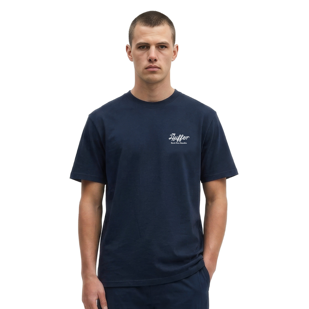 Block Tee 220/Back Nine - Navy