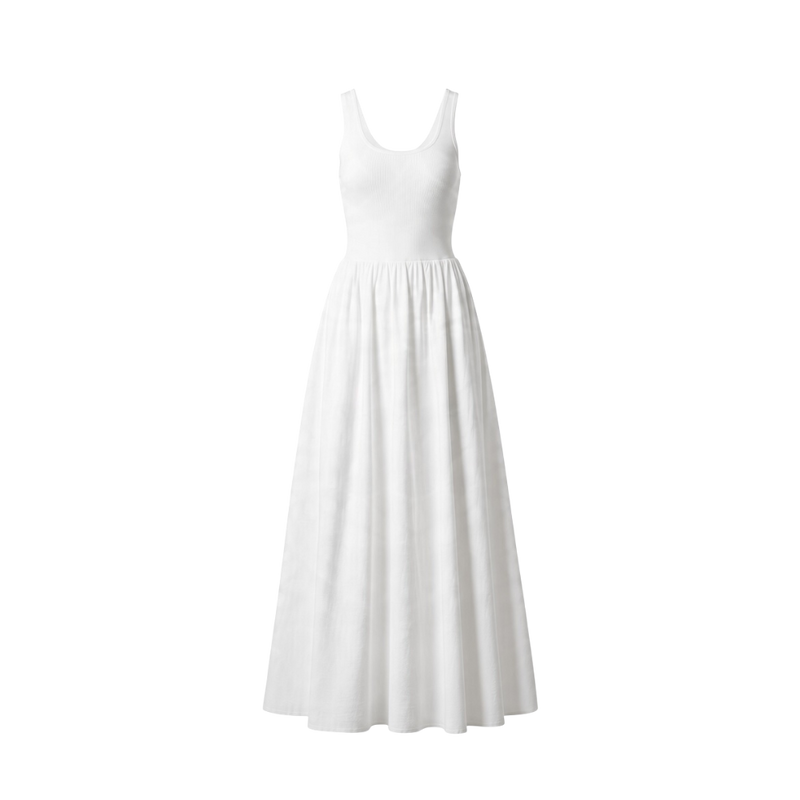 Monaco Maxi Dress White