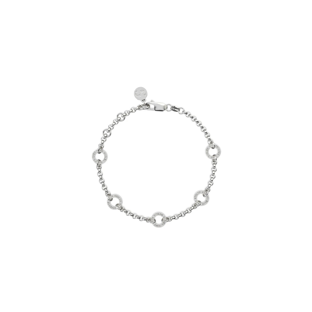 Halo Charm Bracelet - Silver