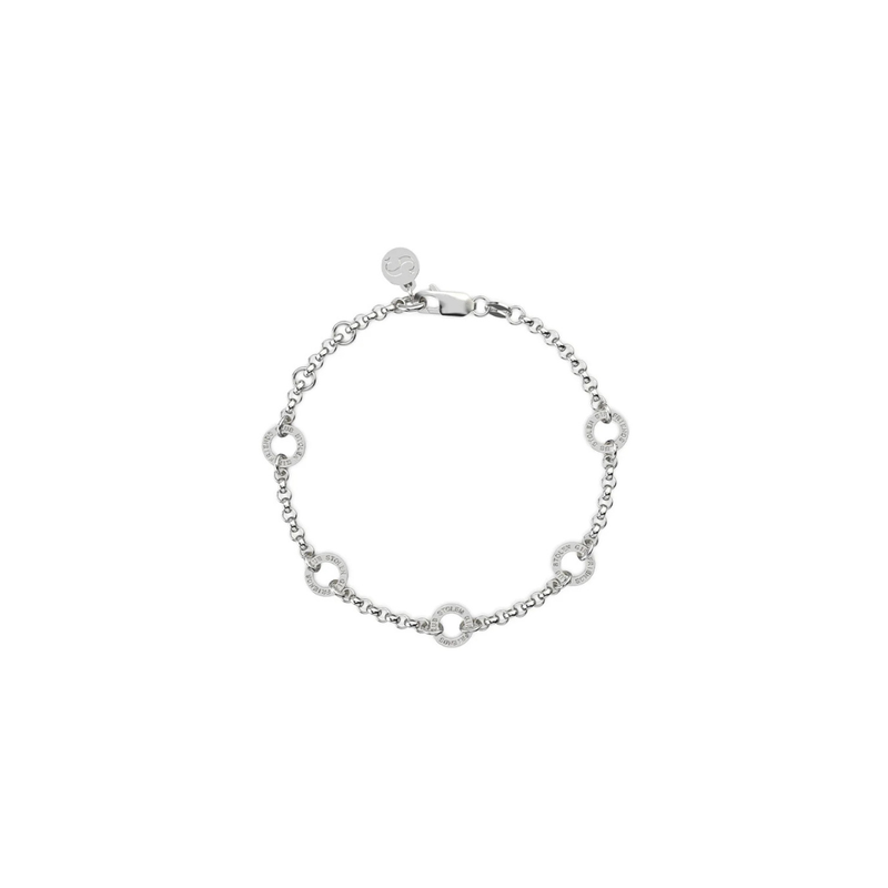 Halo Charm Bracelet - Silver