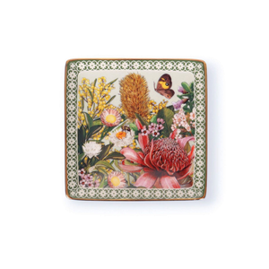 La La Land - Botanical Blooms - Square Trinket Tray