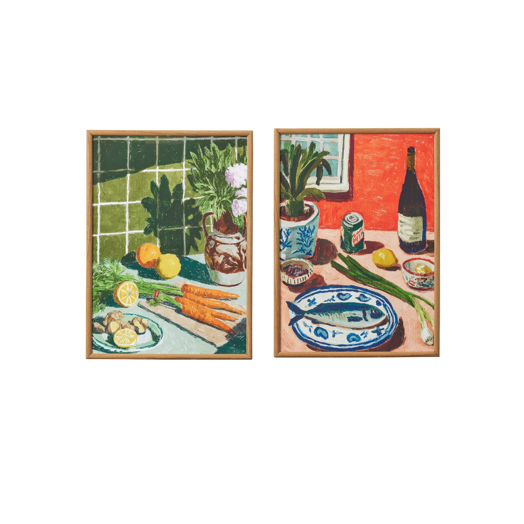 Bounty Framed Glass Print Assorted
