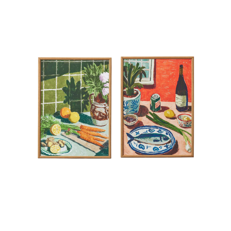 Bounty Framed Glass Print Assorted