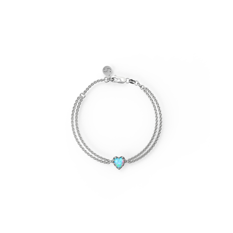 Love Claw Bracelet Opal