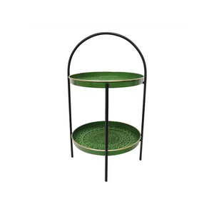 Colleen Tiered Stand Aztec - Dark Green