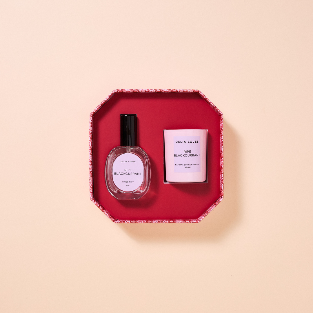 Candle & Room Spray Duo Set - Ripe Blackcurrant