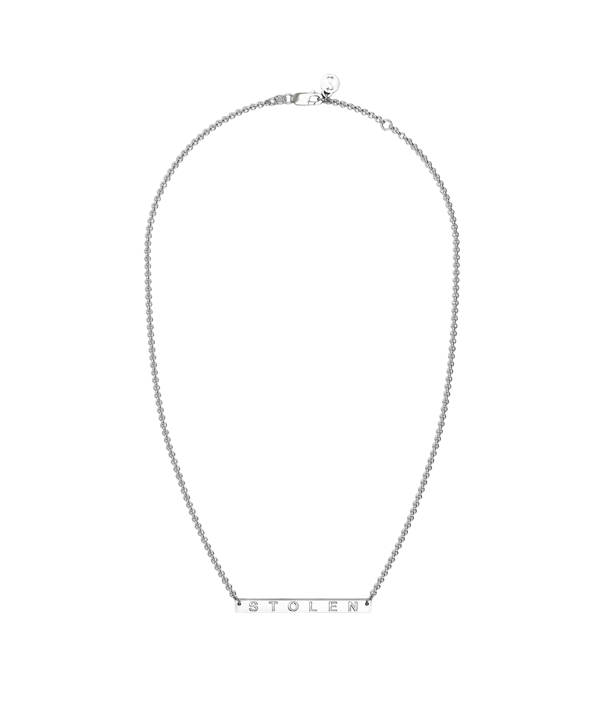 Stolen Plank Necklace Silver