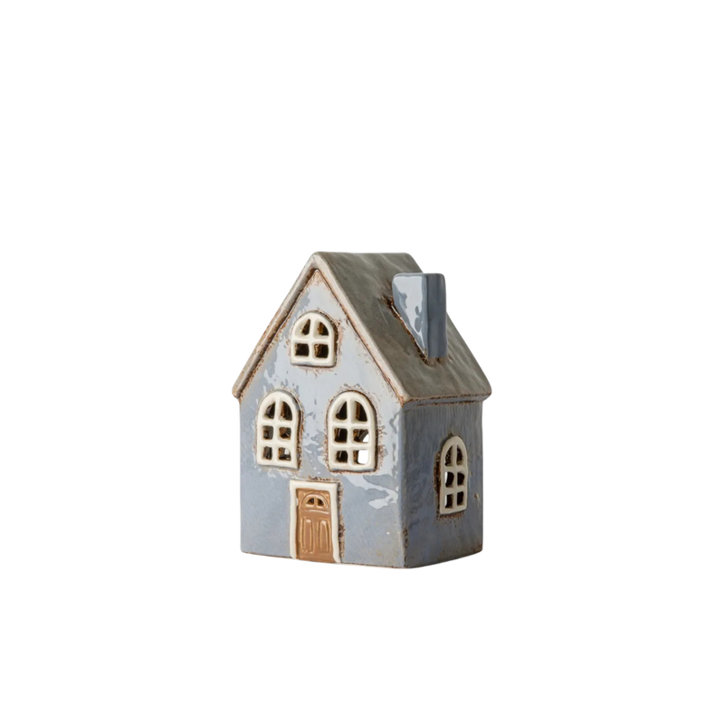 Devon Tea Light Cottage Arch Window Cornflour